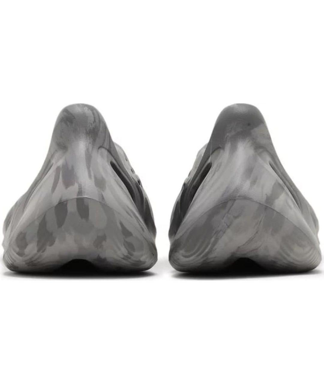 ADIDAS YEEZY Серые резиновые шлепанцы, фото 5