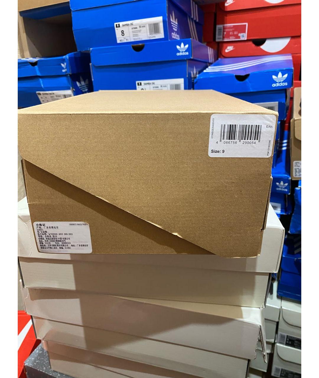 ADIDAS YEEZY Серые резиновые шлепанцы, фото 6