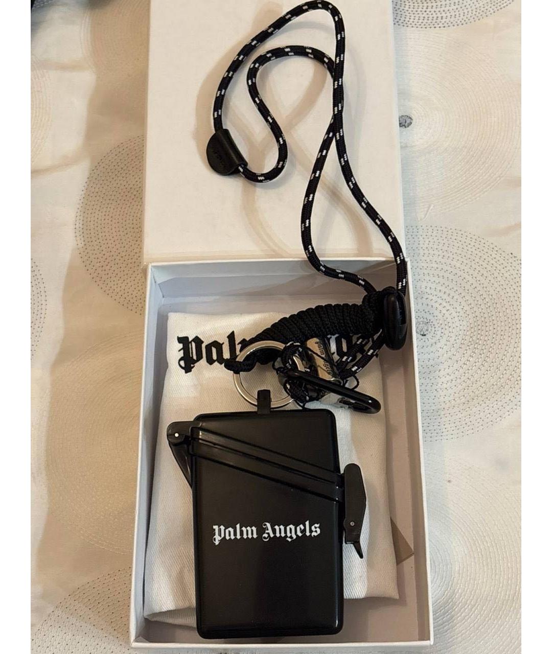 PALM ANGELS Черный брелок, фото 4