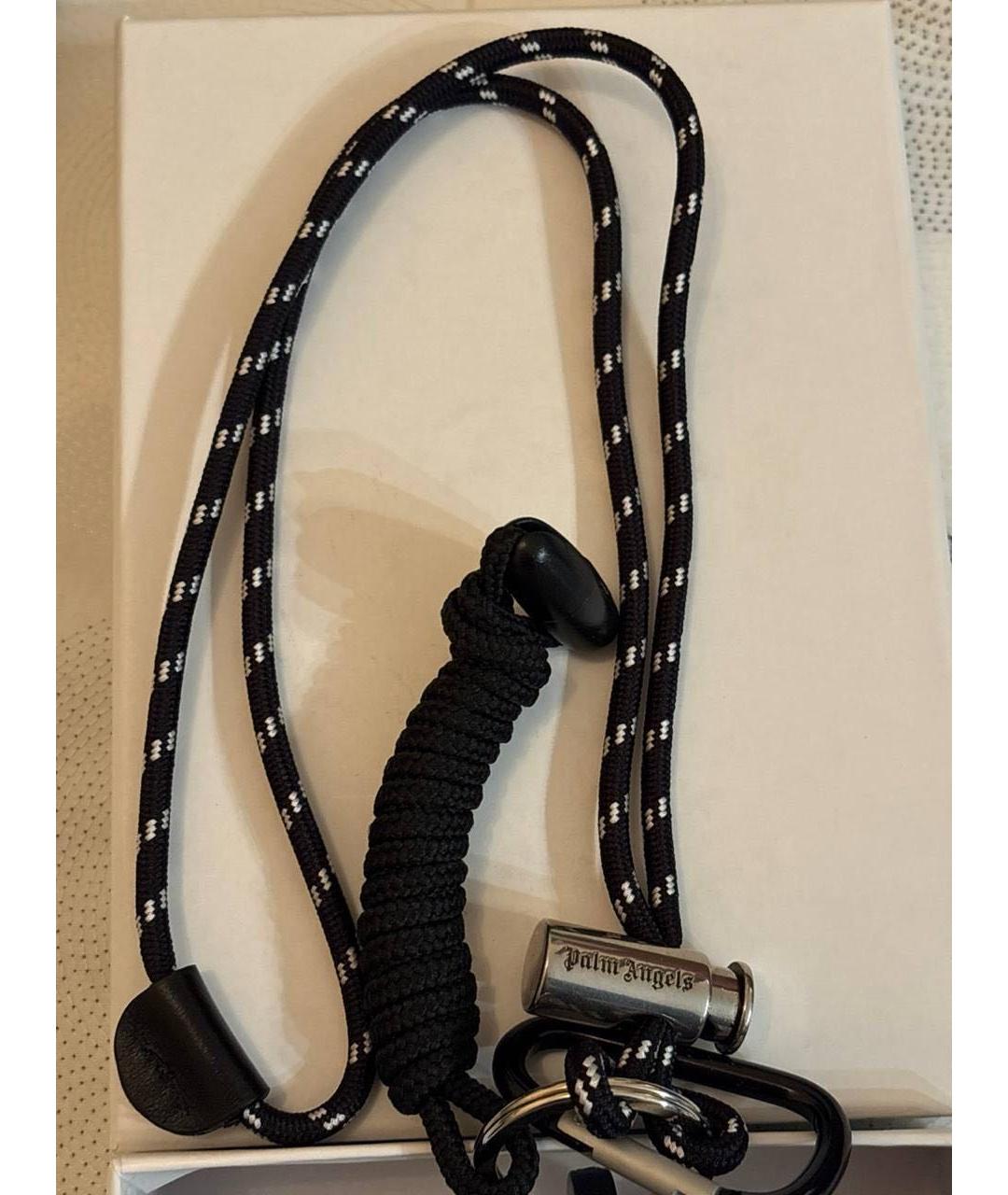 PALM ANGELS Черный брелок, фото 5