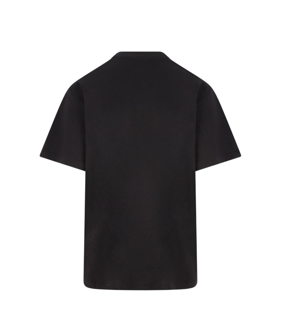 GUCCI Черная хлопковая футболка, фото 2
