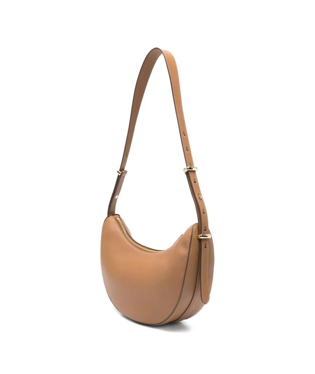 PRADA Бежевая кожаная сумка с короткими ручками, фото 3