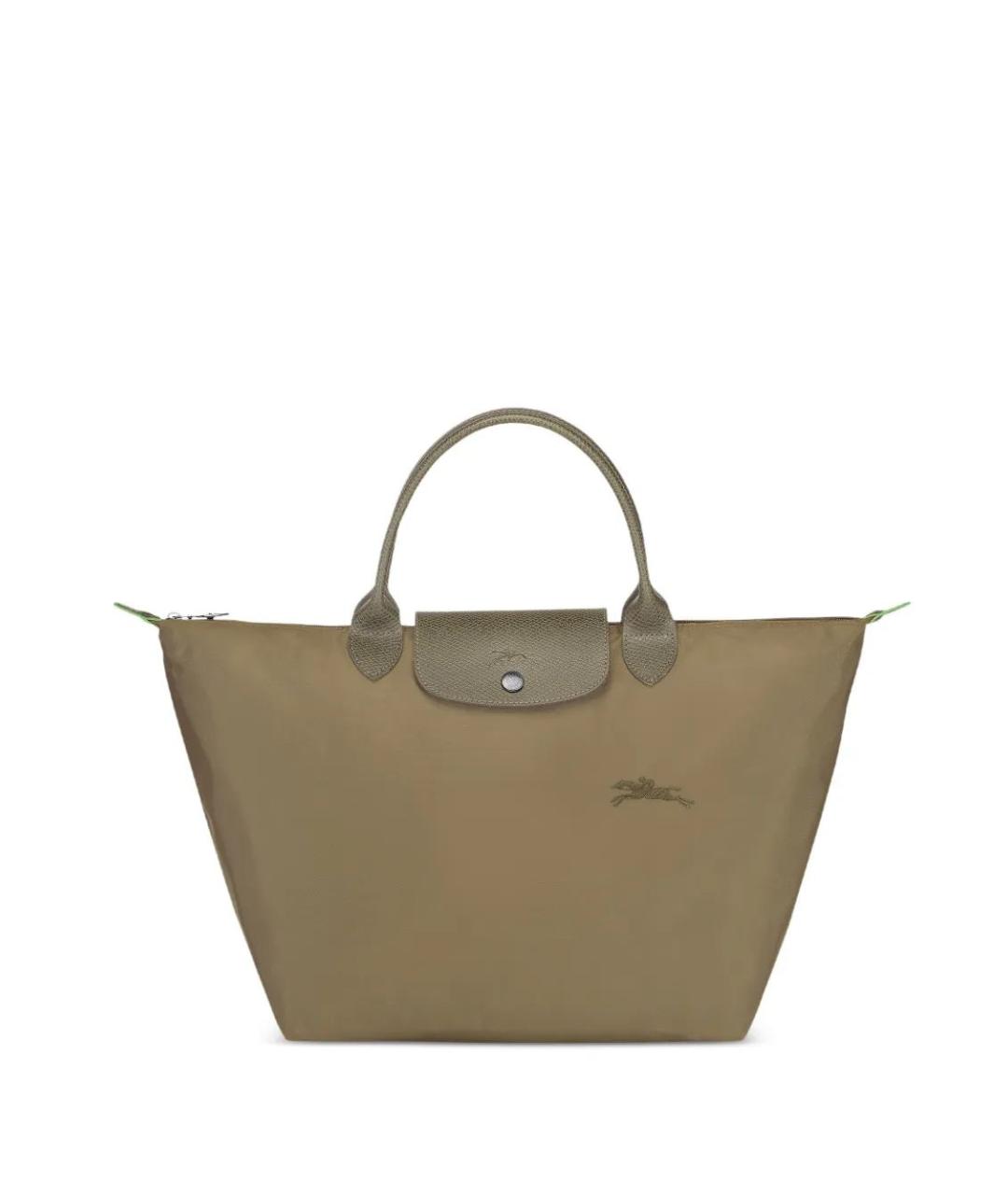 LONGCHAMP Зеленая сумка тоут, фото 1