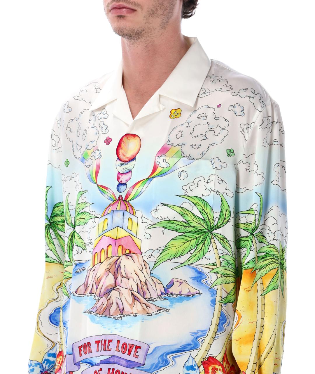 CASABLANCA Мульти шелковая кэжуал рубашка, фото 3