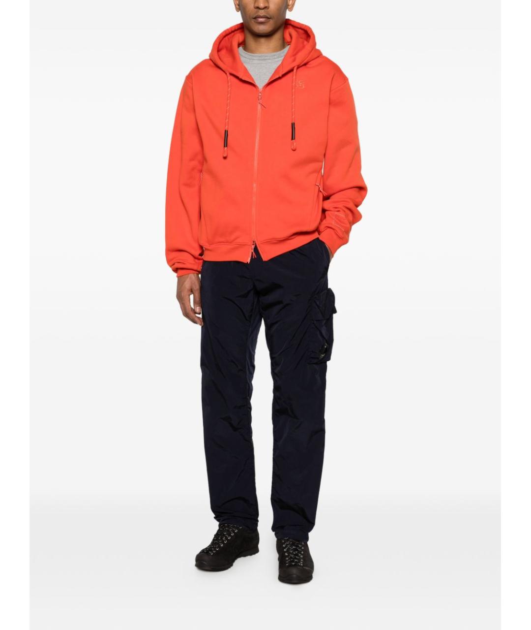 CP COMPANY Синие полиамидовые повседневные брюки, фото 4