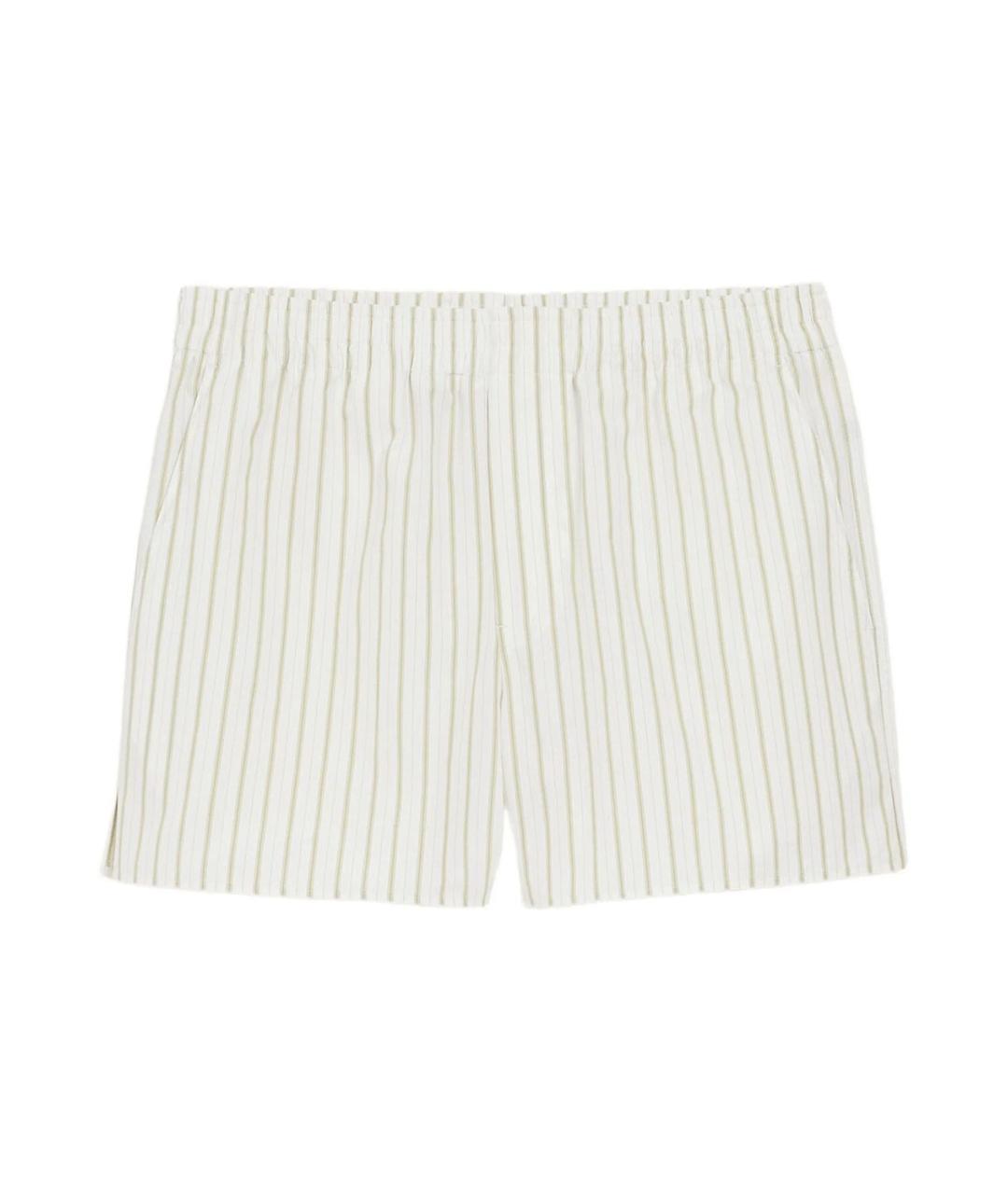 Ami Paris Белые хлопковые шорты, фото 1