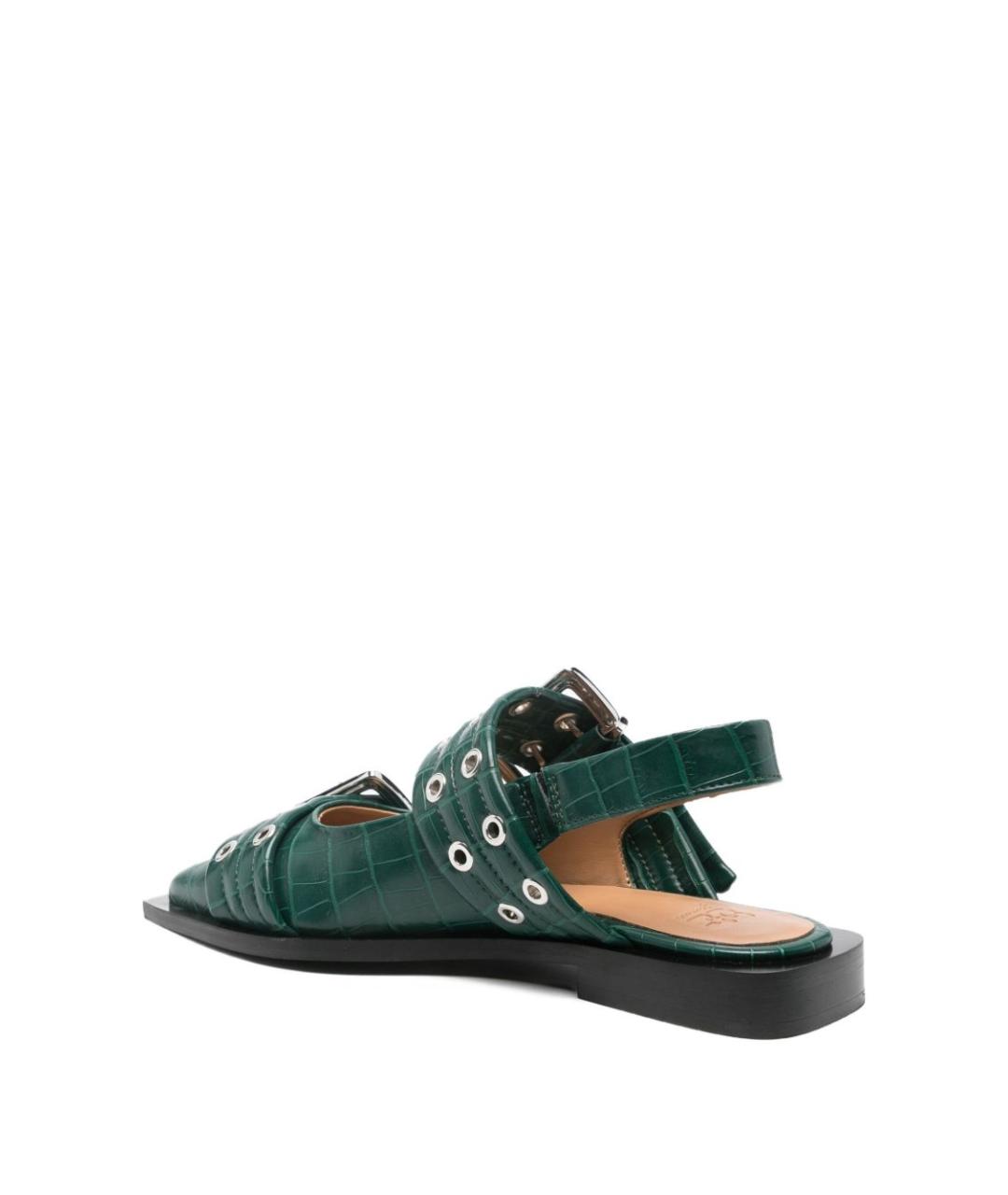 GANNI Зеленые балетки, фото 2