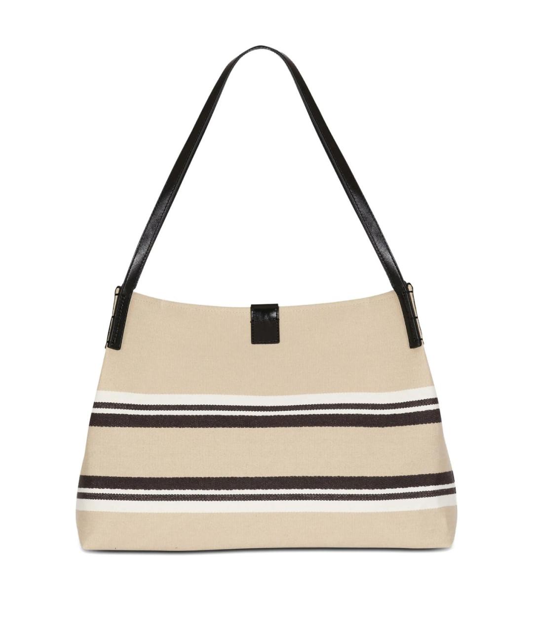 BALMAIN Бежевая кожаная сумка тоут, фото 2