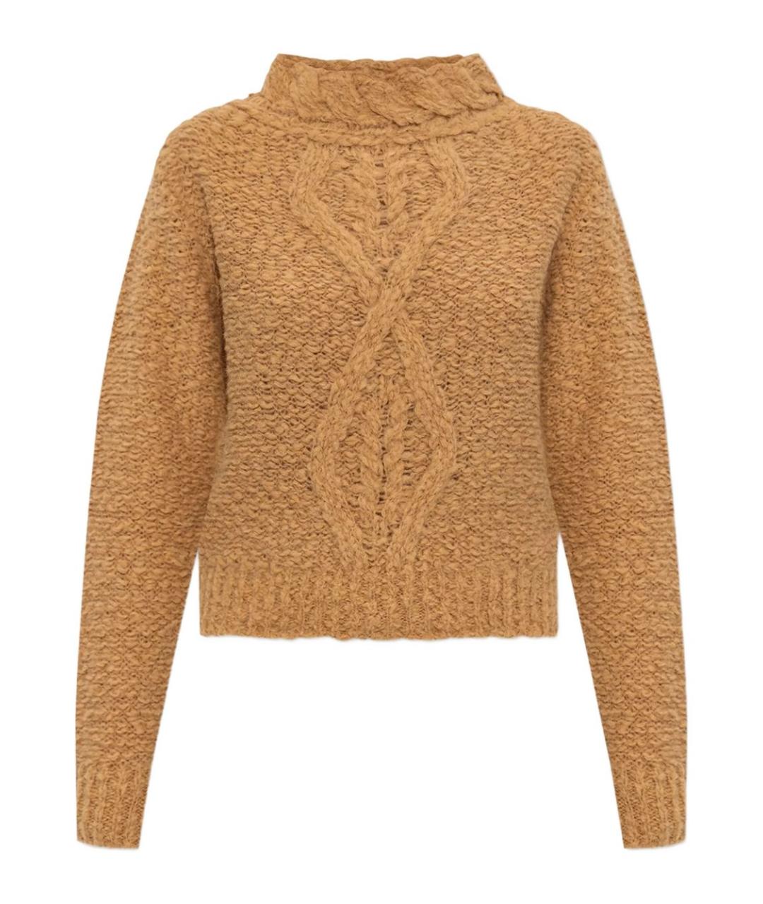 ISABEL MARANT Бежевый шерстяной джемпер / свитер, фото 1