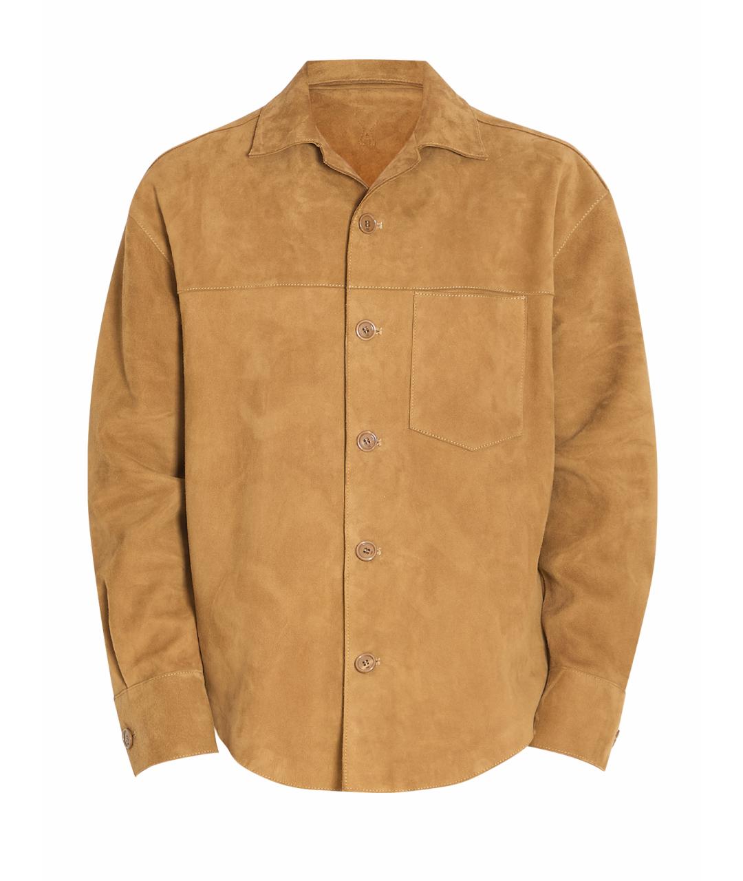 Ami Paris Коричневая кэжуал рубашка, фото 1