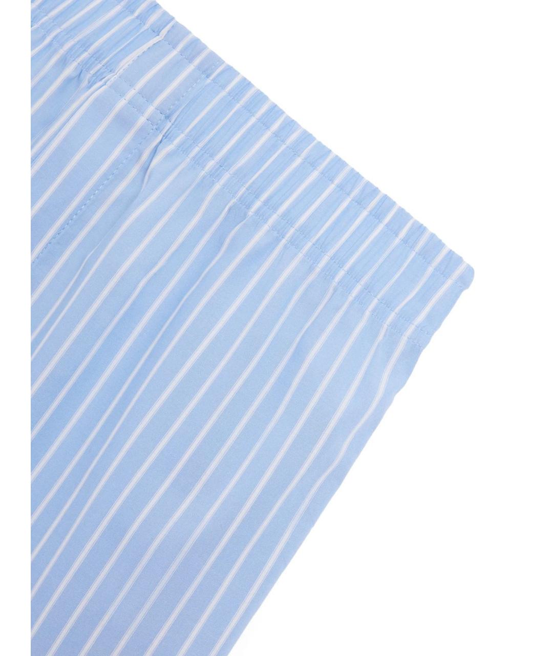 Ami Paris Голубые хлопковые шорты, фото 2