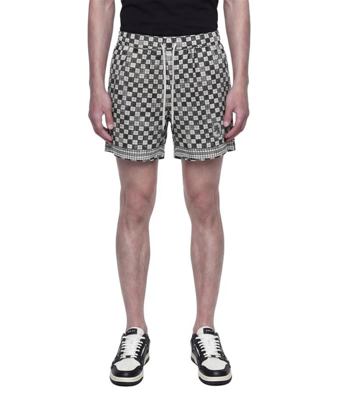 AMIRI Серые шелковые шорты, фото 3