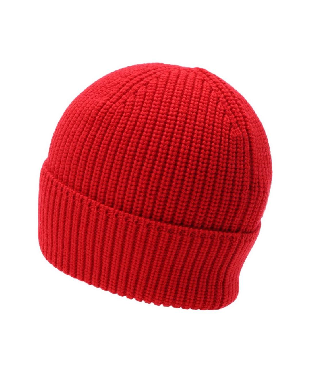 CANADA GOOSE Красная шерстяная шапка, фото 2