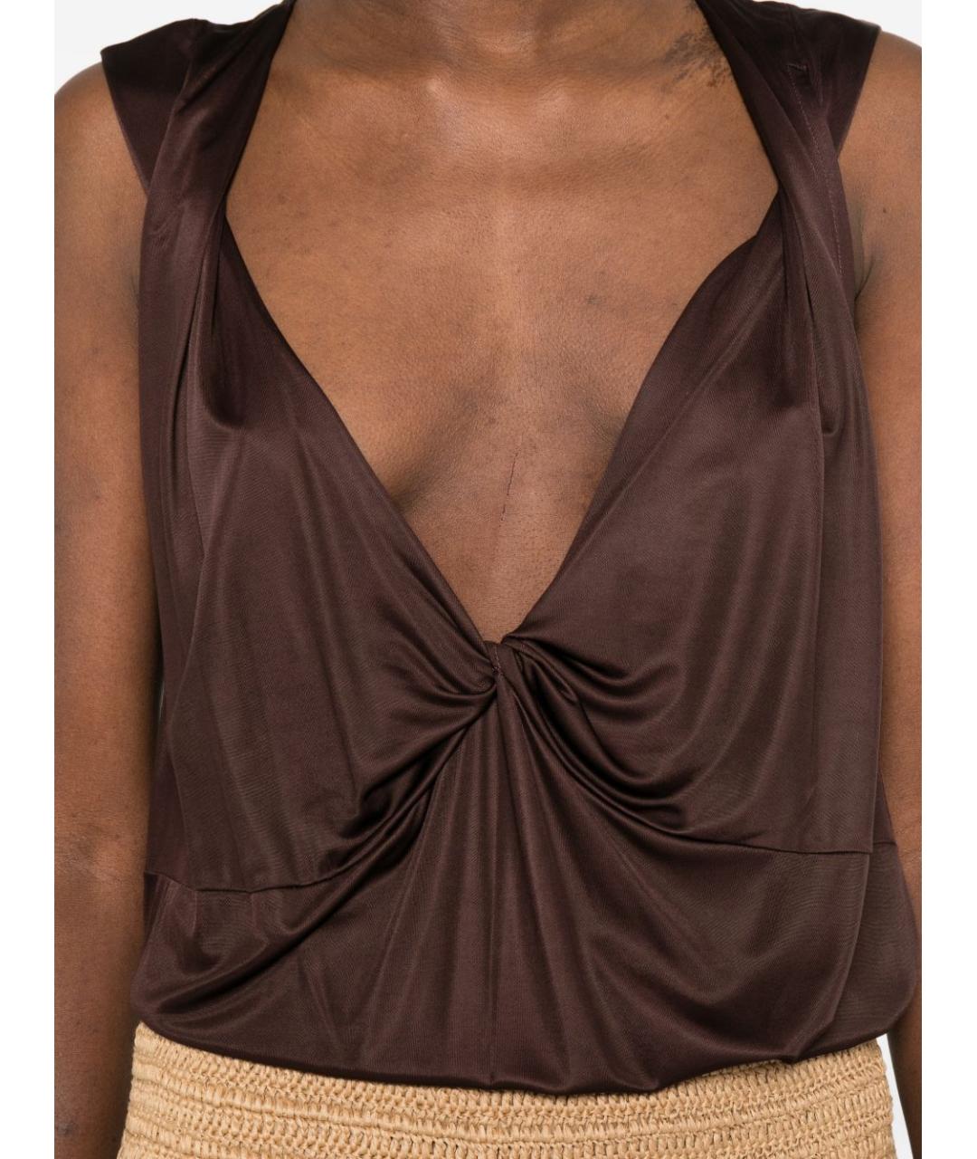 DRIES VAN NOTEN Фиолетовая майка, фото 5