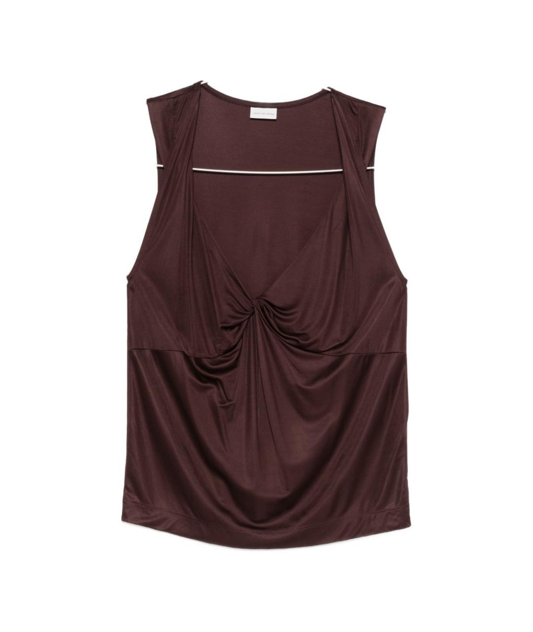 DRIES VAN NOTEN Фиолетовая майка, фото 1