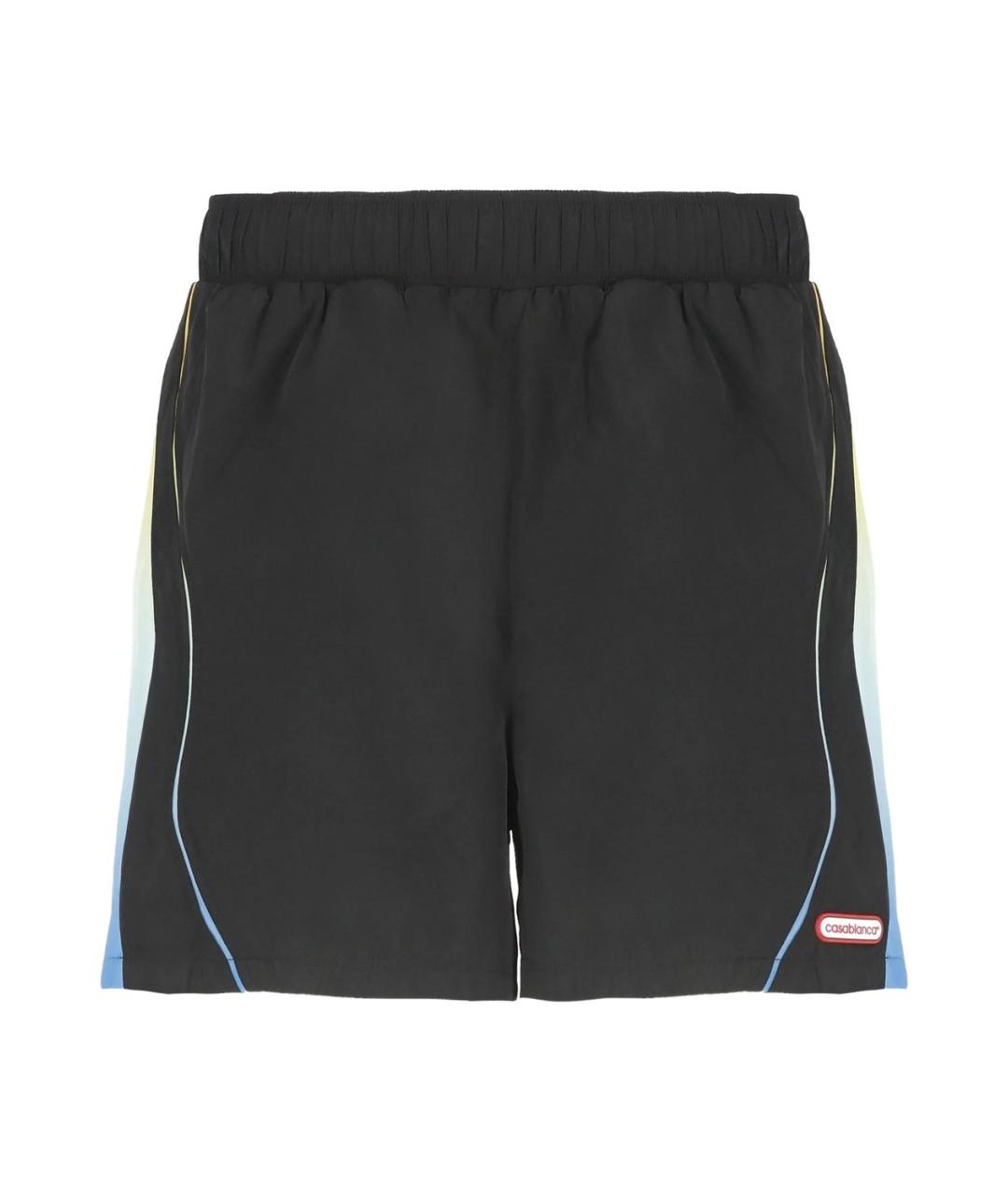 CASABLANCA Черные полиэстеровые шорты, фото 1