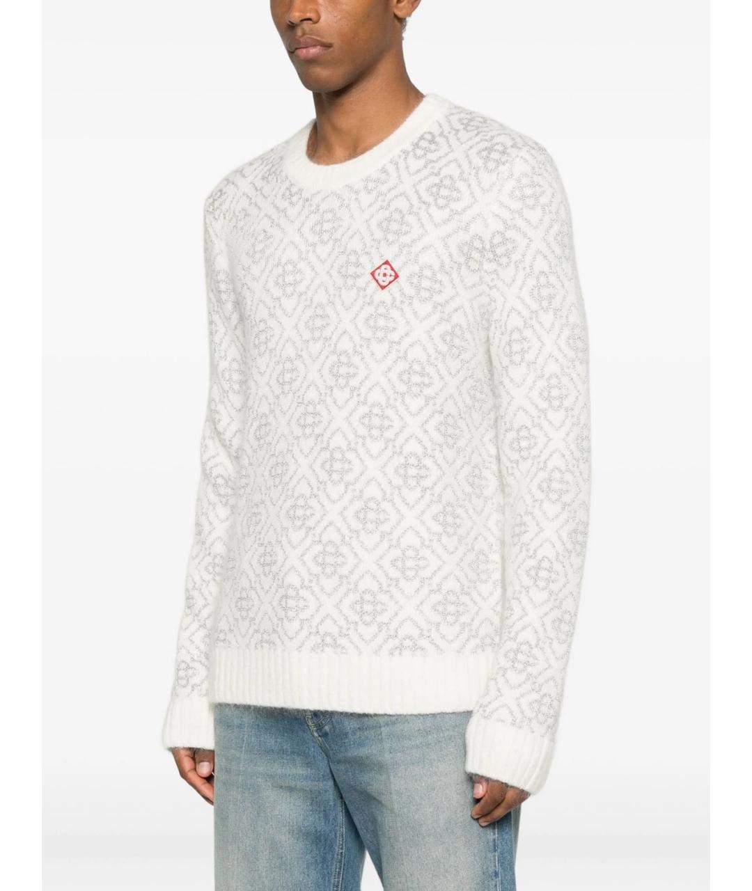 CASABLANCA Белый джемпер / свитер, фото 4