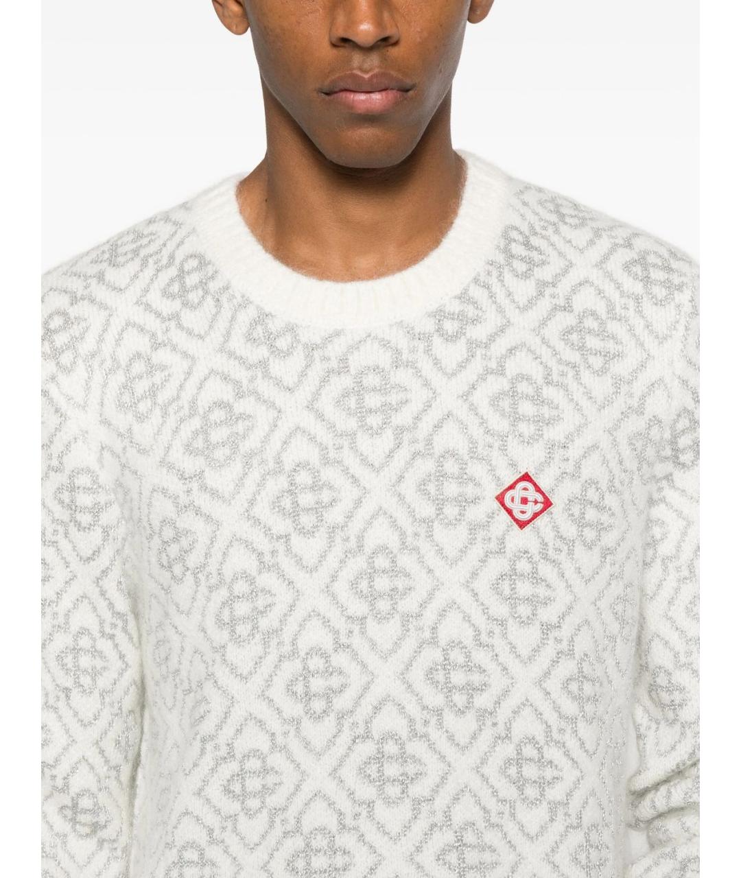 CASABLANCA Белый джемпер / свитер, фото 5