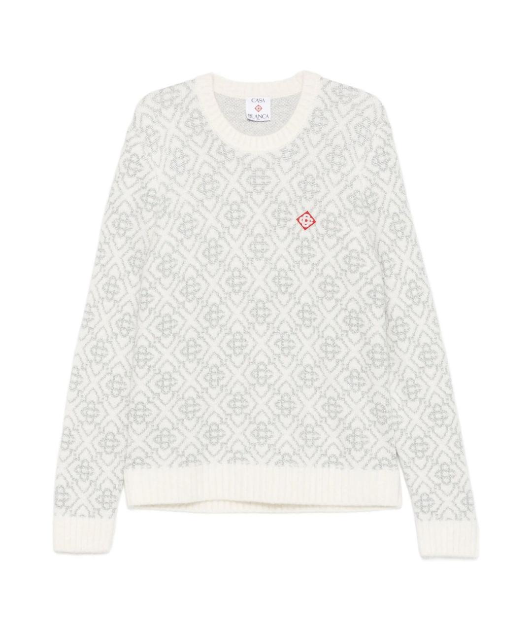 CASABLANCA Белый джемпер / свитер, фото 1