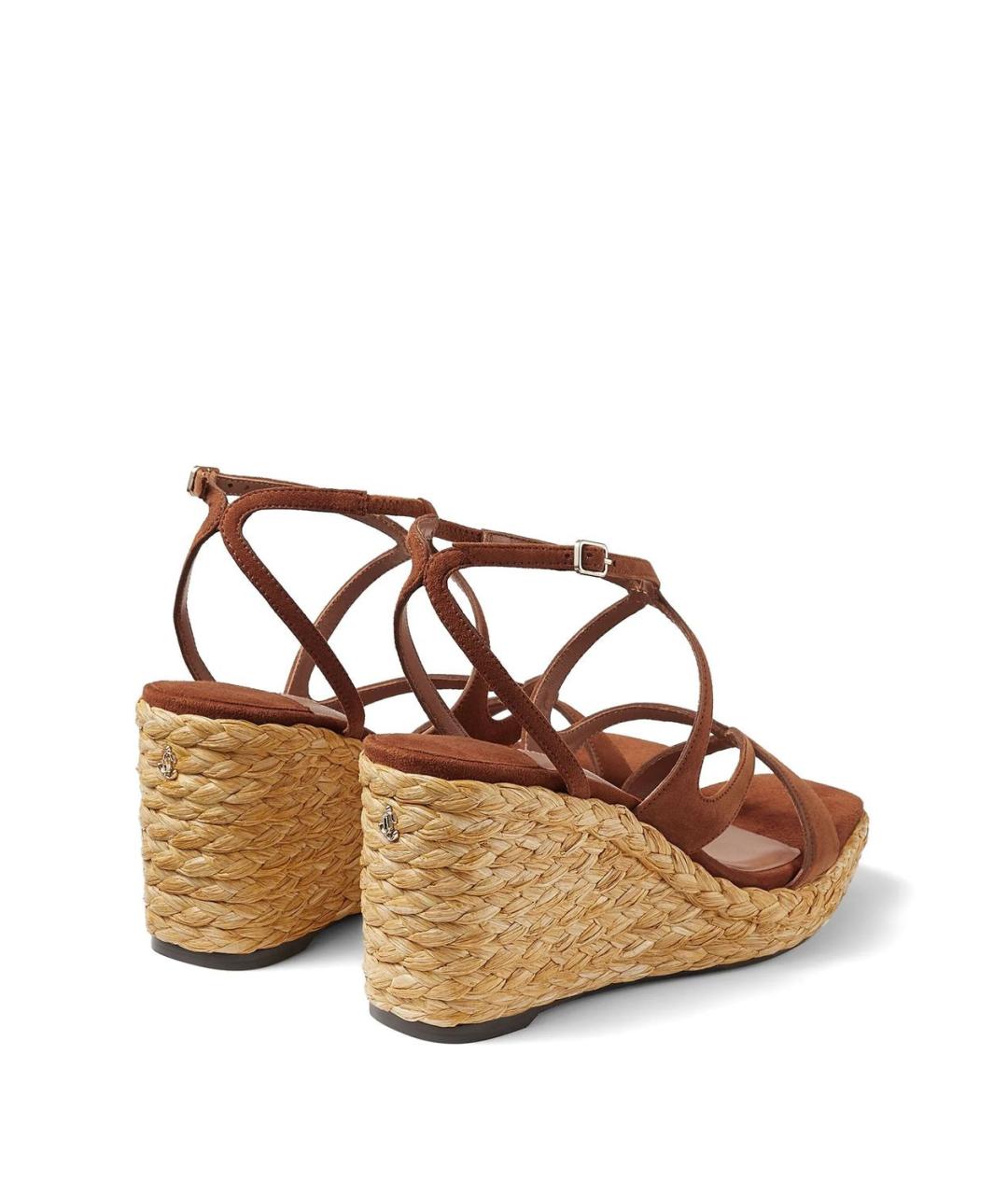 JIMMY CHOO Коричневые сандалии, фото 5