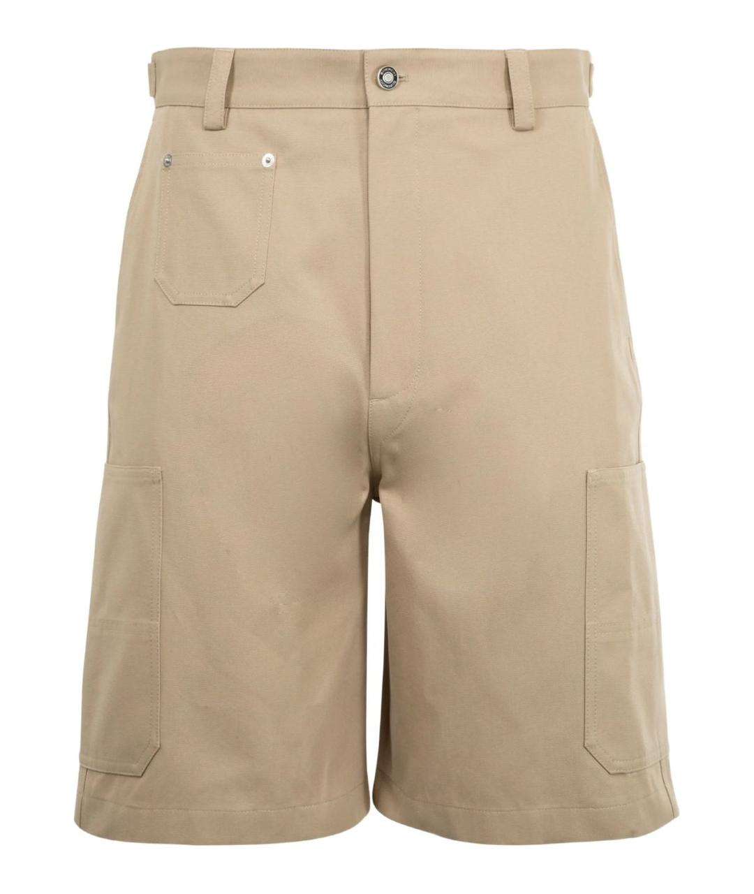 GIVENCHY Бежевые хлопковые шорты, фото 1