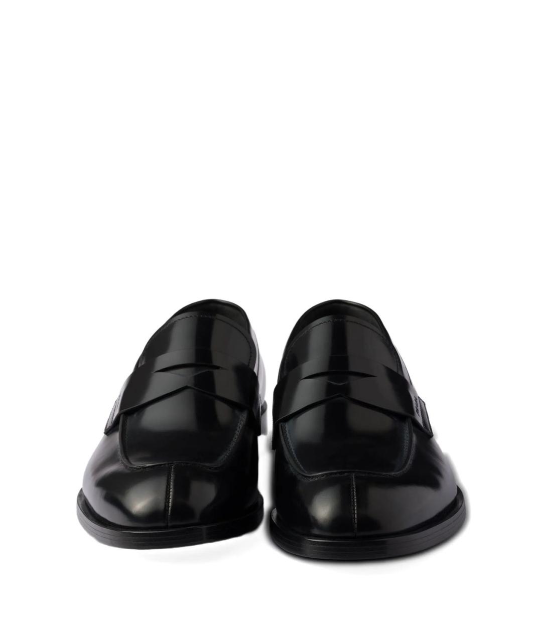 PRADA Черные кожаные лоферы, фото 4