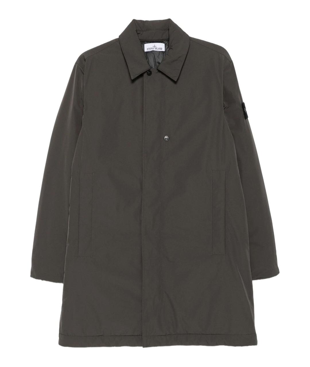 STONE ISLAND Серое пальто, фото 1