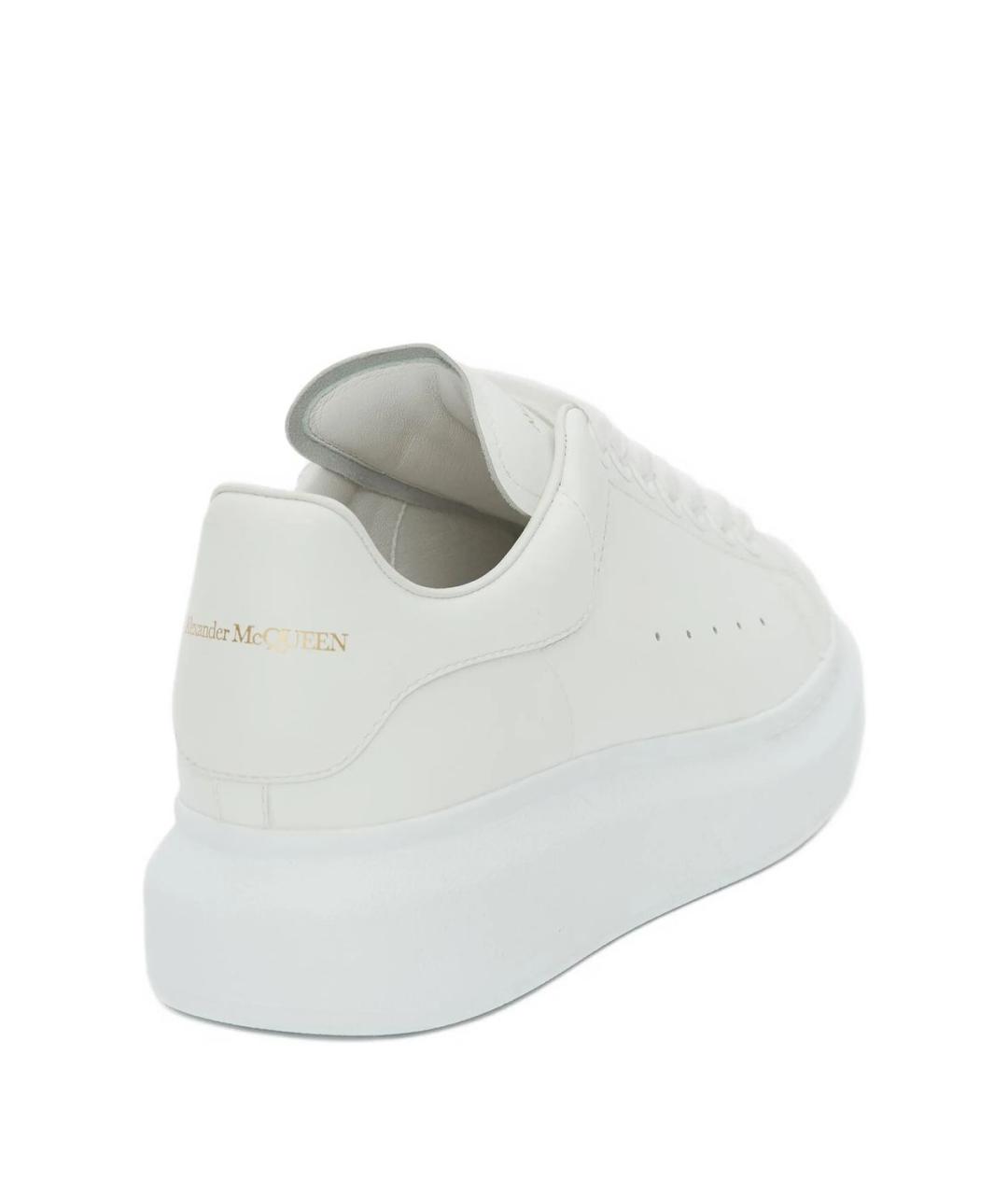 ALEXANDER MCQUEEN Белые кожаные кроссовки, фото 2