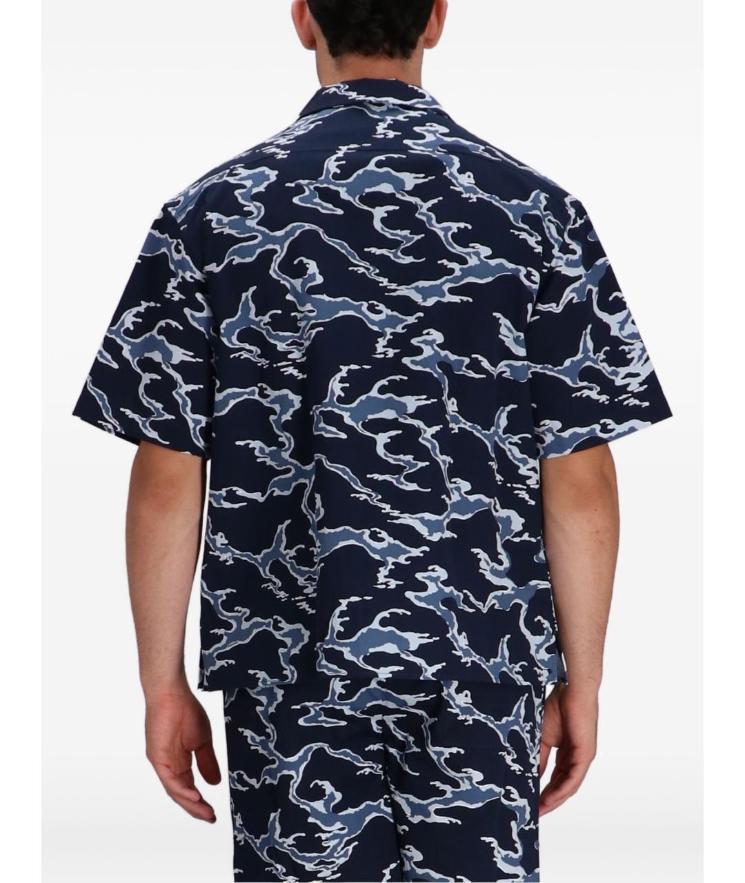 KENZO Синие хлопковые шорты, фото 3