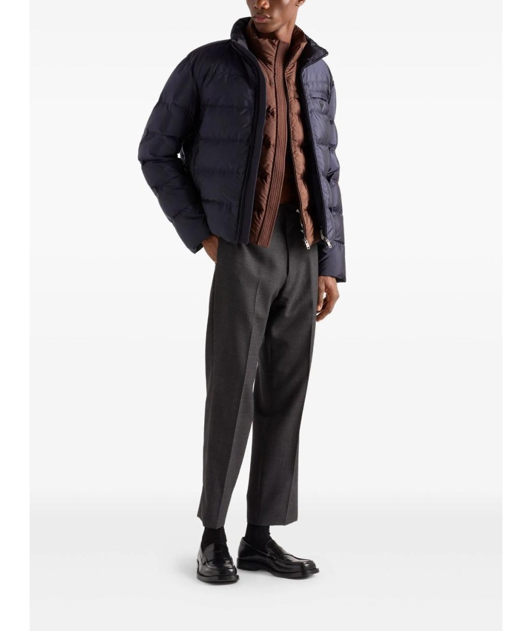 PRADA Коричневый полиамидовый жилет, фото 3