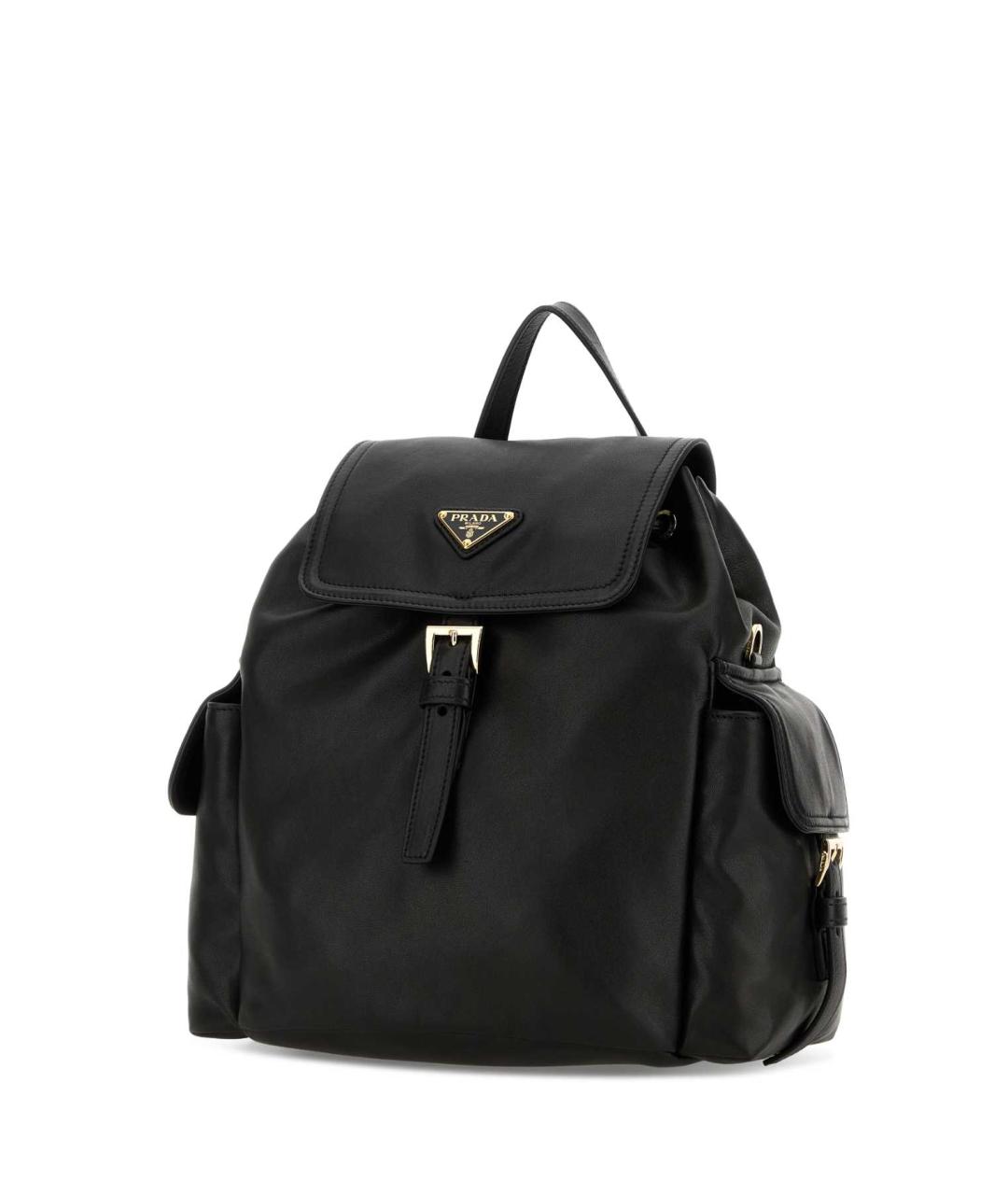 PRADA Черный кожаный рюкзак, фото 2