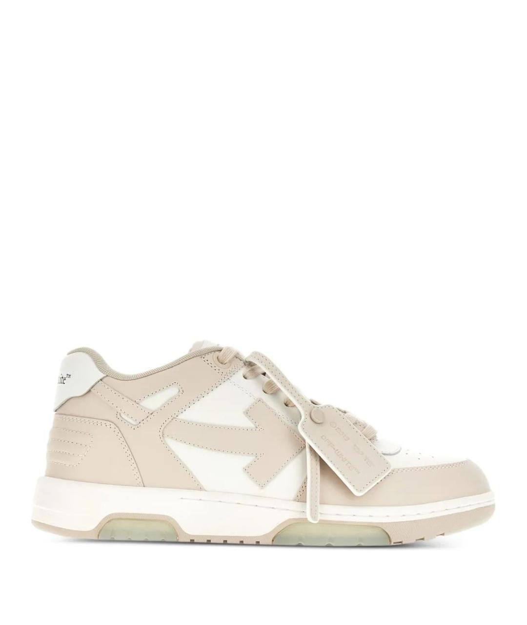 OFF-WHITE Белые низкие кроссовки / кеды, фото 1