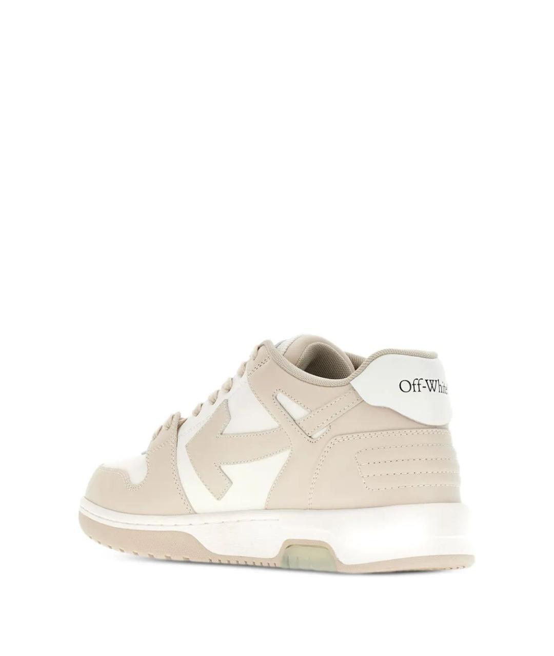 OFF-WHITE Белые низкие кроссовки / кеды, фото 3