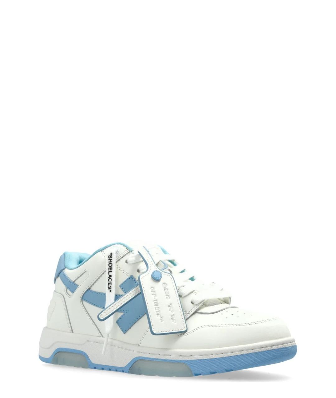 OFF-WHITE Белые кеды, фото 2