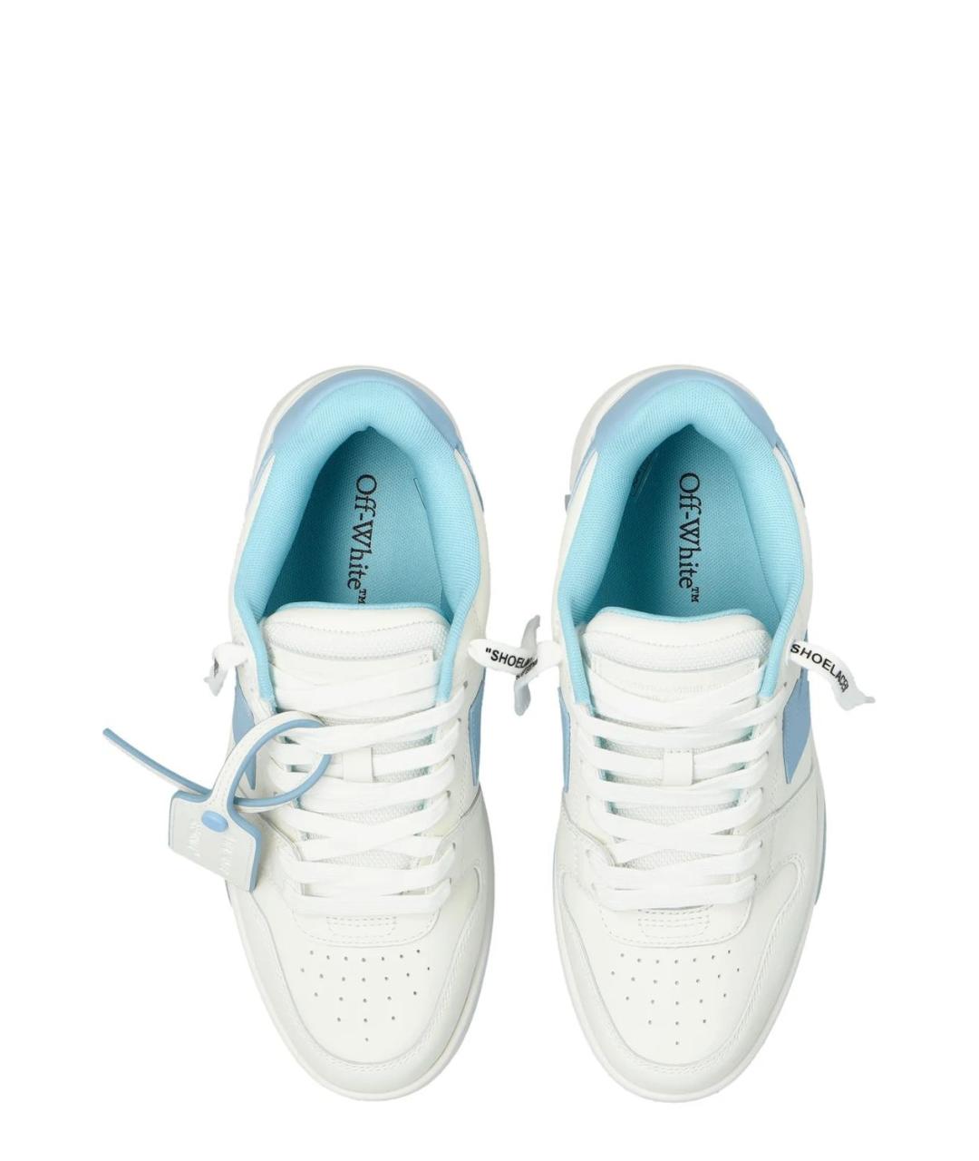 OFF-WHITE Белые кеды, фото 4