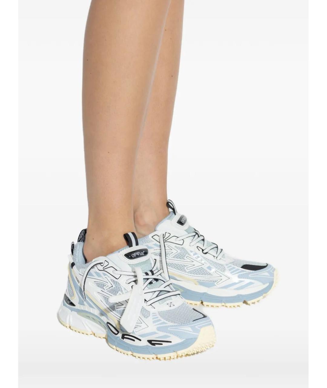 OFF-WHITE Серые текстильные кроссовки, фото 5