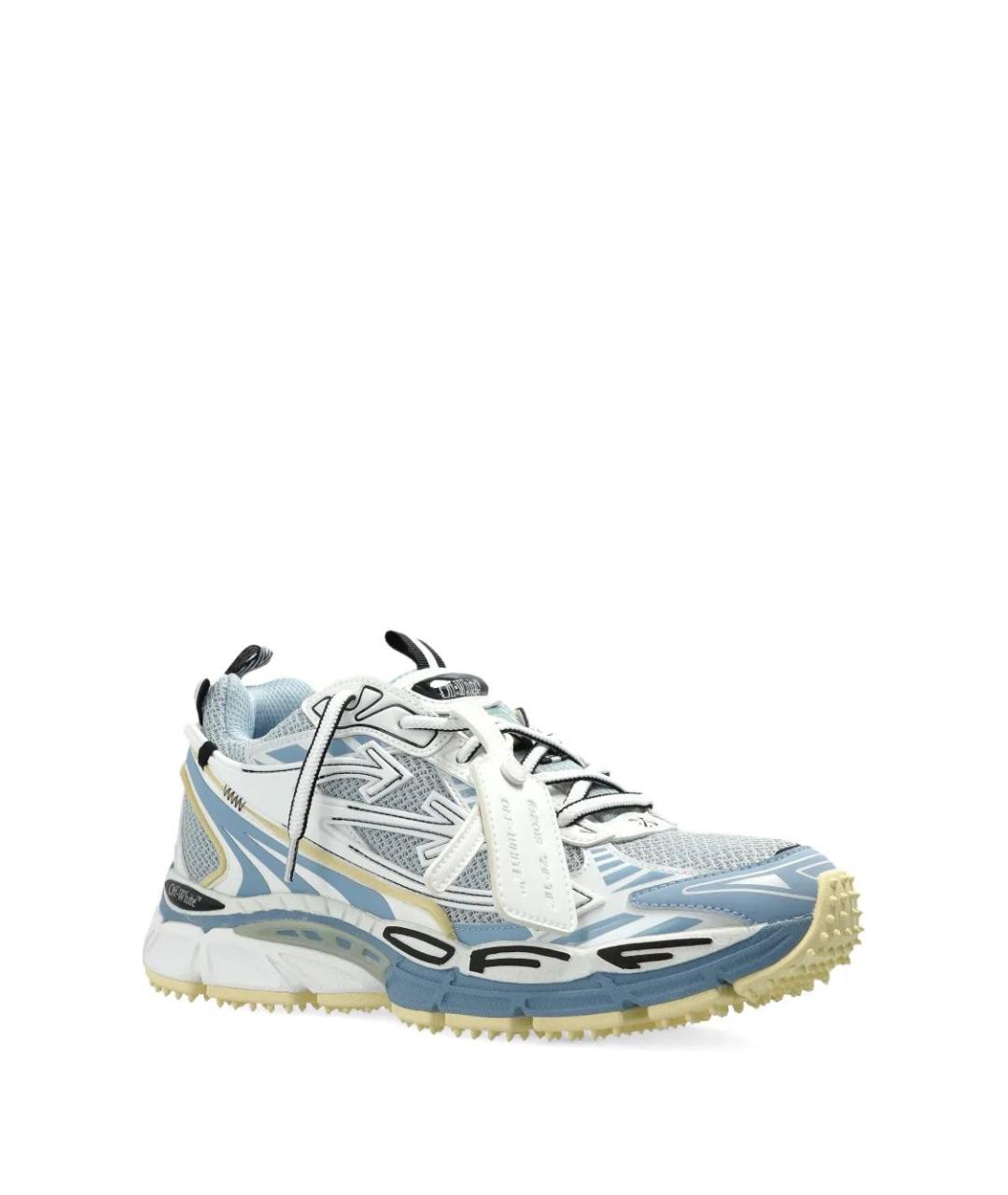 OFF-WHITE Серые текстильные кроссовки, фото 2