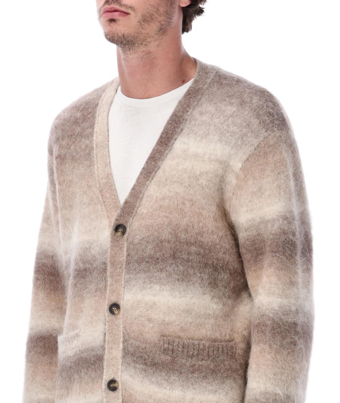 CORRIDOR Бежевый шерстяной кардиган, фото 3