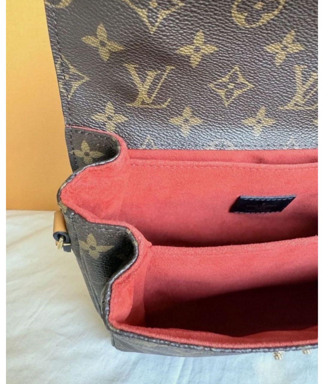 LOUIS VUITTON Коричневая сумка через плечо, фото 7