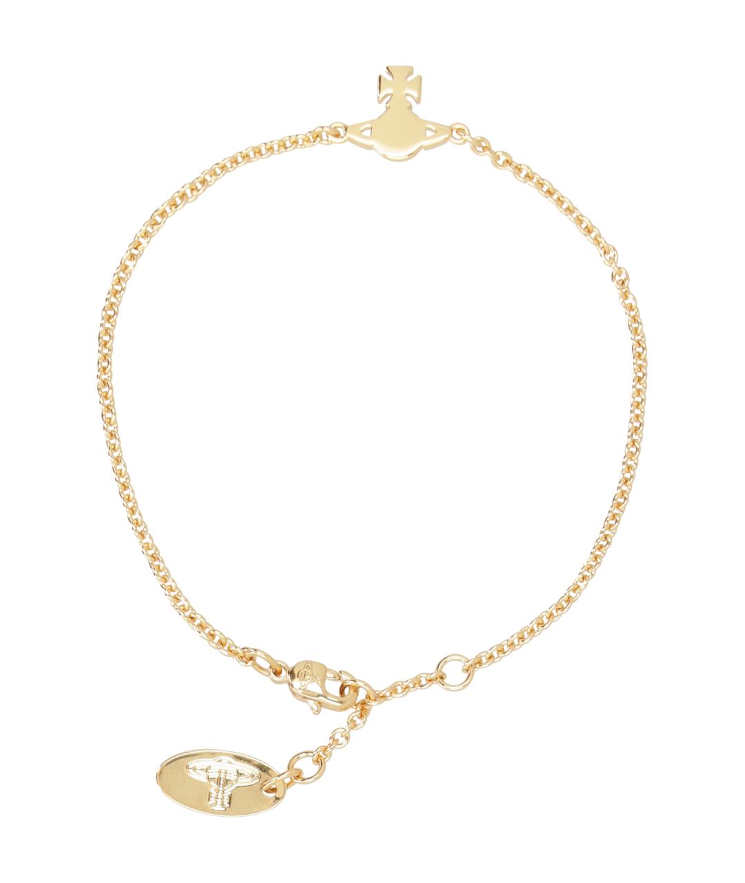 VIVIENNE WESTWOOD Золотой металлический браслет, фото 2