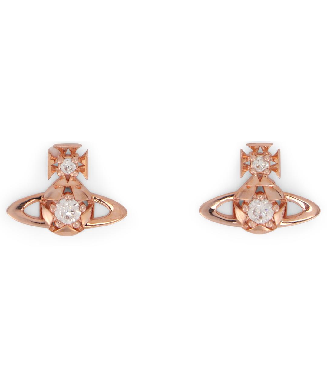VIVIENNE WESTWOOD Розовые металлические серьги, фото 2