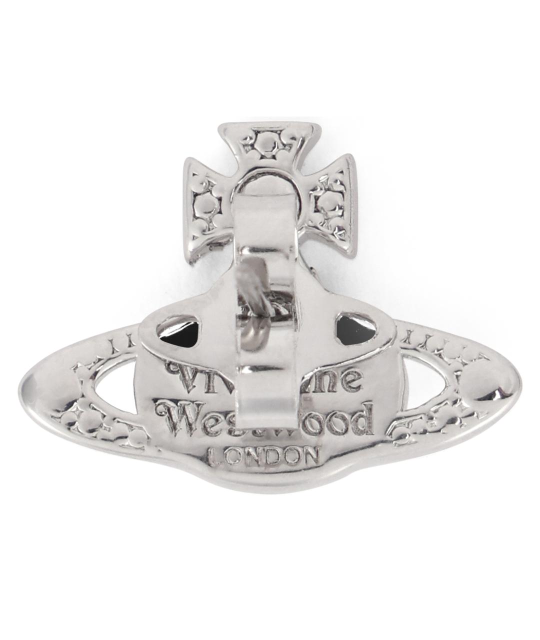 VIVIENNE WESTWOOD Серебряные металлические серьги, фото 3