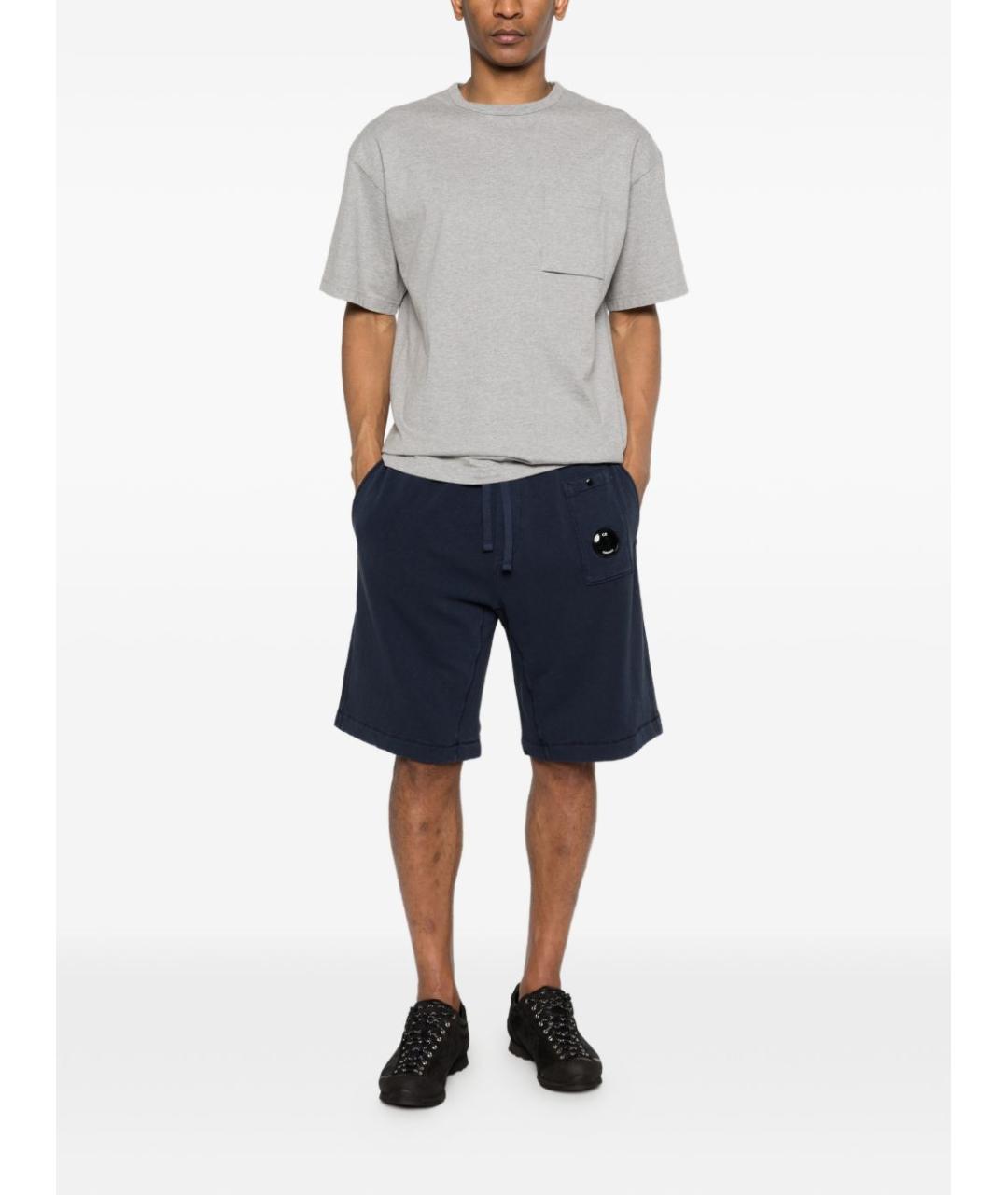 CP COMPANY Синие хлопковые шорты, фото 4
