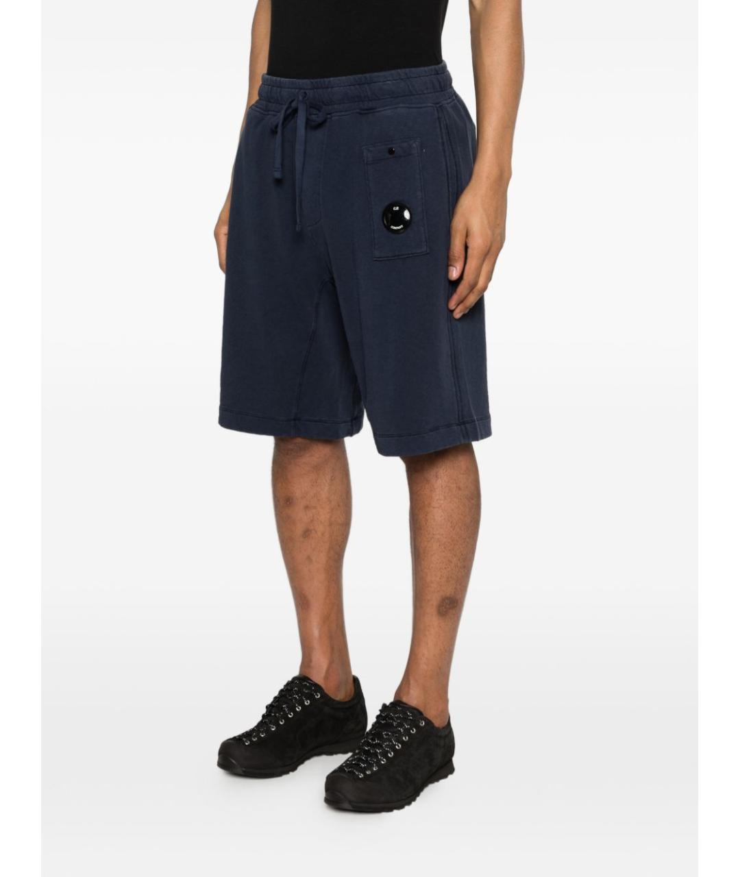 CP COMPANY Синие хлопковые шорты, фото 2