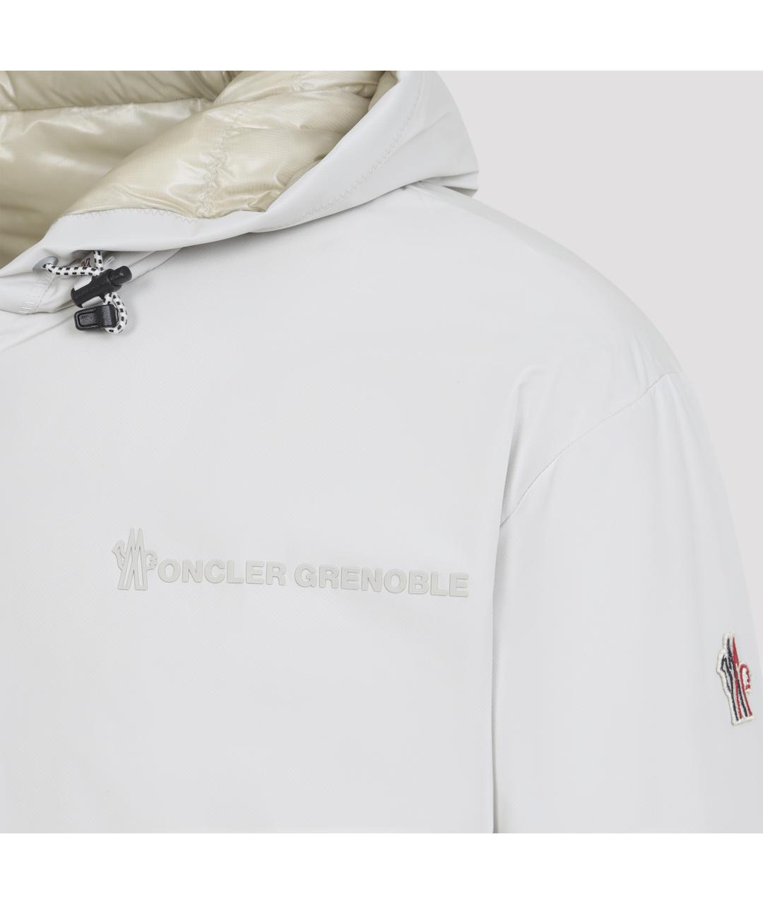 MONCLER Бежевая полиамидовая куртка, фото 5