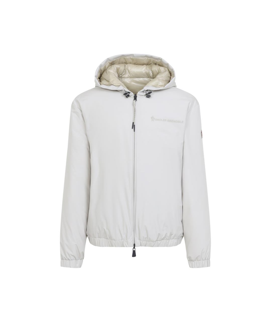 MONCLER Бежевая полиамидовая куртка, фото 1
