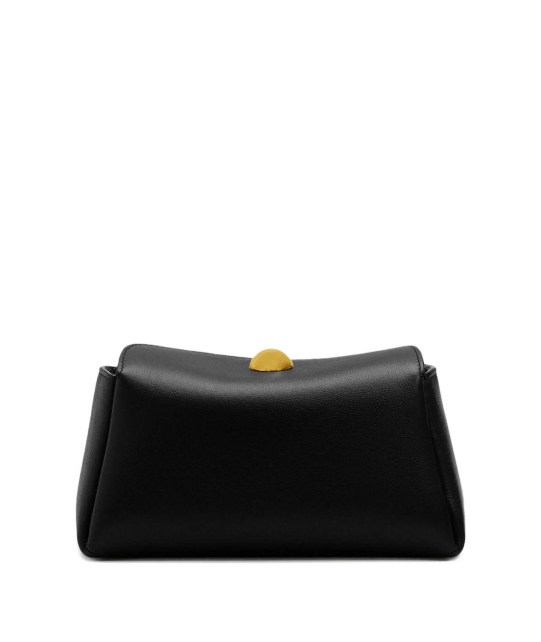 Ami Paris Черная кожаная сумка через плечо, фото 4