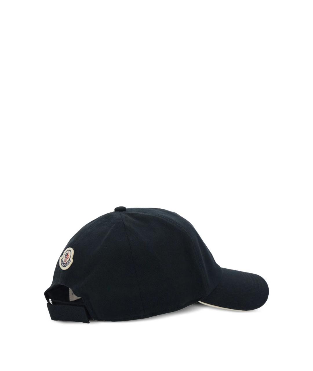 MONCLER Черная хлопковая кепка/бейсболка, фото 3