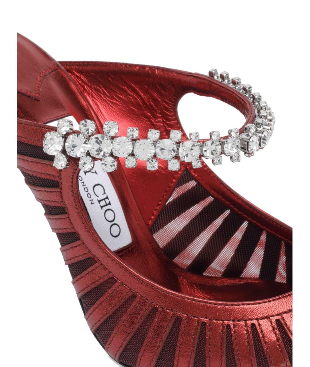 JIMMY CHOO Бордовые туфли, фото 4