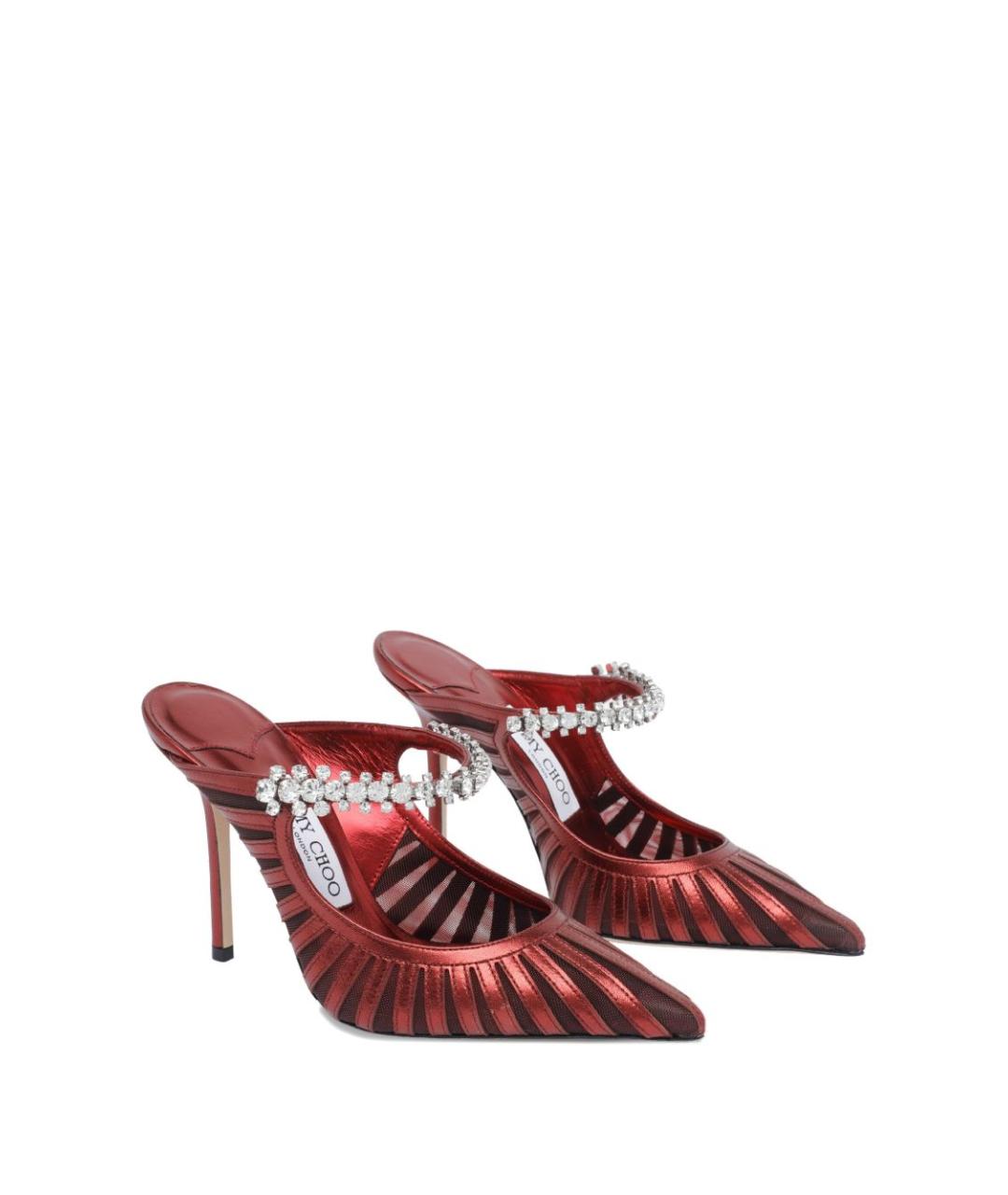 JIMMY CHOO Бордовые туфли, фото 2